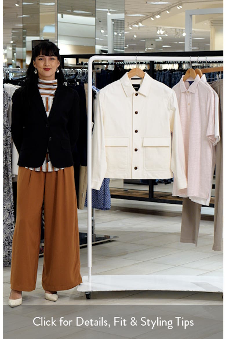 Moonsoft Cotton Twill Button-Up Shirt Jacket video