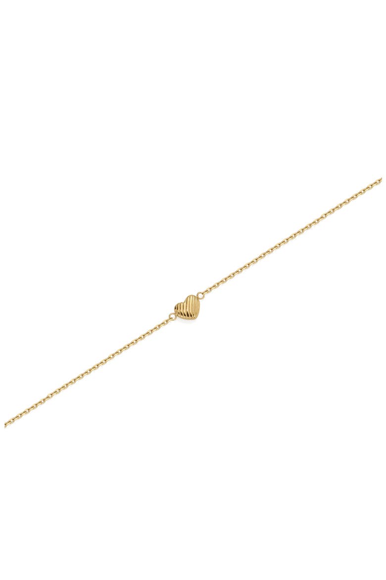 Dainty Heart Bridesmaids' Bracelet, Alternate, color, GOLD