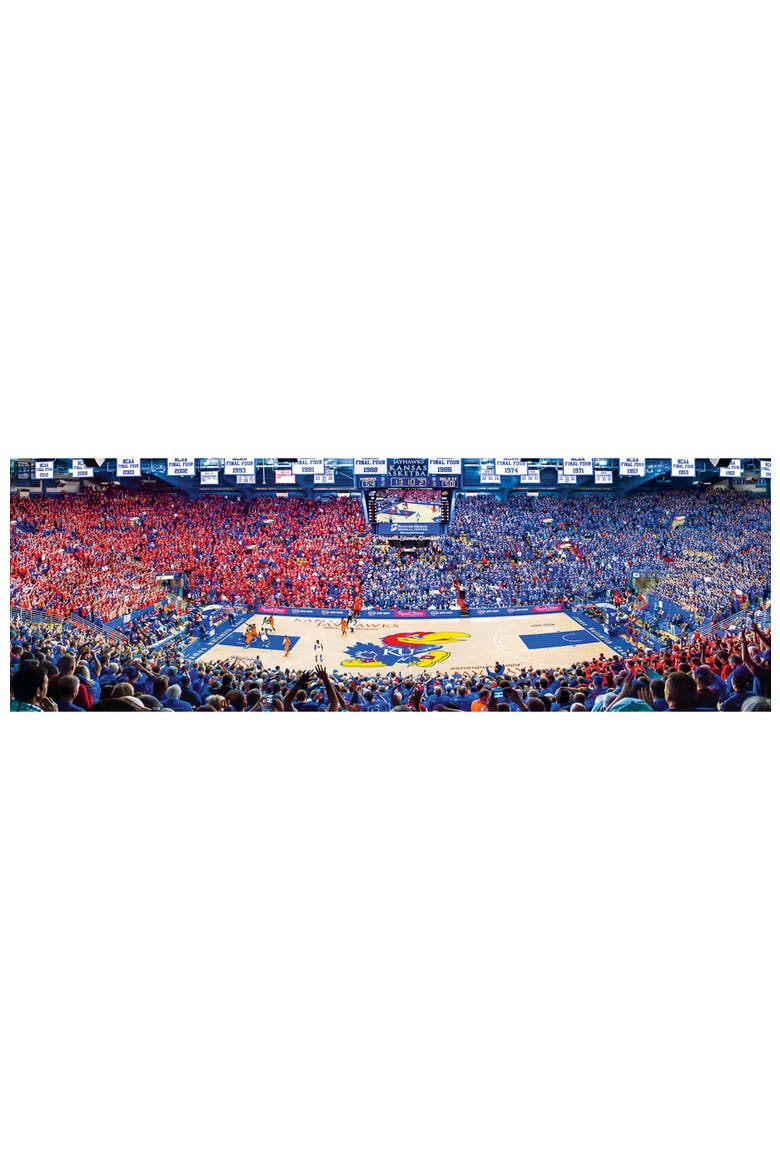 Kansas Jayhawks 1000pc Panoramic Puzzle, Alternate, color, Multicolor