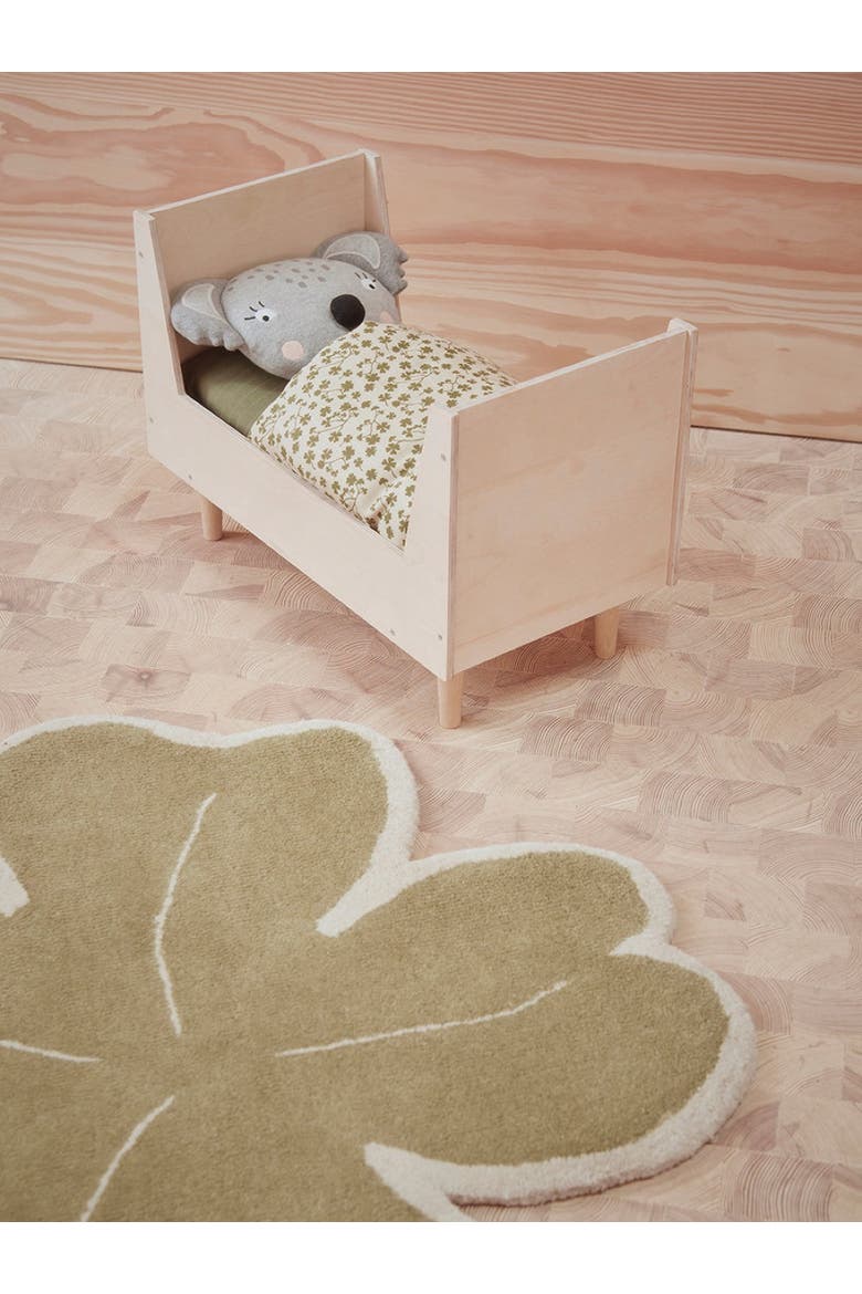 Retro Doll Bed, Alternate, color, Natural