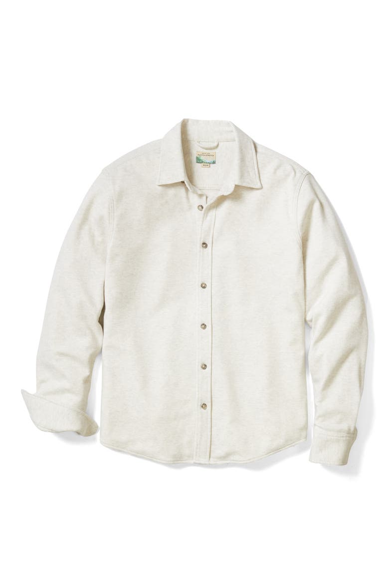 Pacifica Button-Up Shirt, Alternate, color, OATMEAL HEATHER