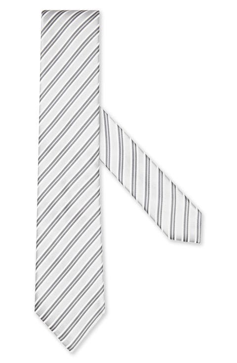 Evening Regimental Silk & Cotton Tie