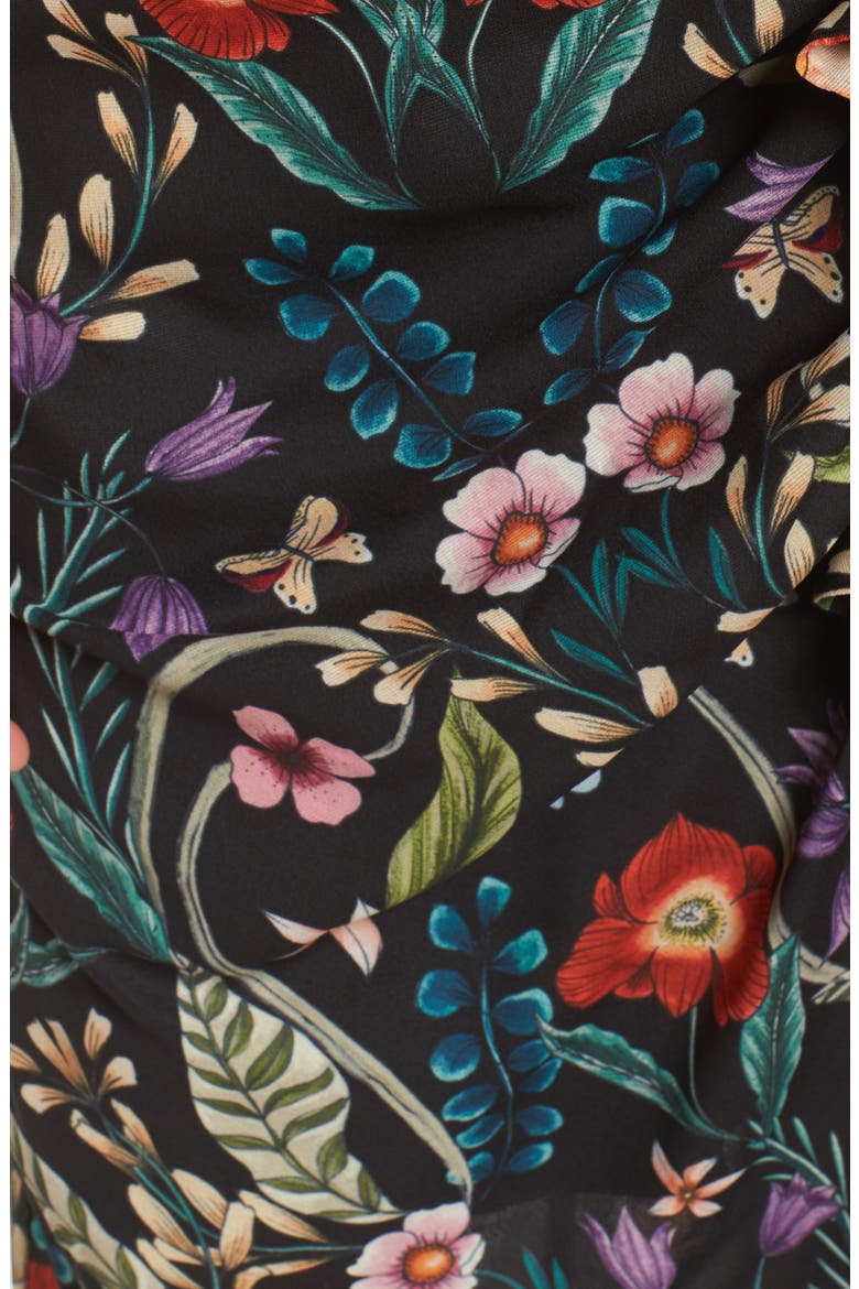 Gardenia Ruffle Dress, Alternate, color, PRINT DARK