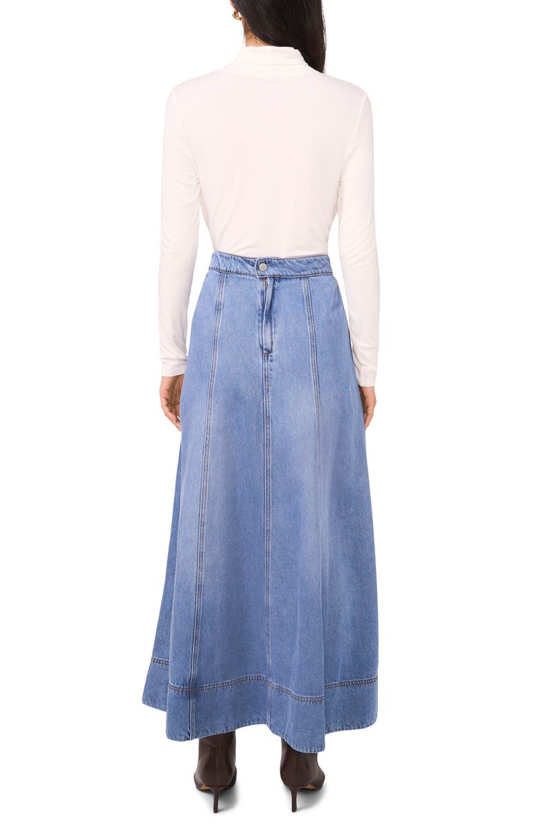 1.STATE Paneled Denim Maxi Skirt, Alternate, color, 