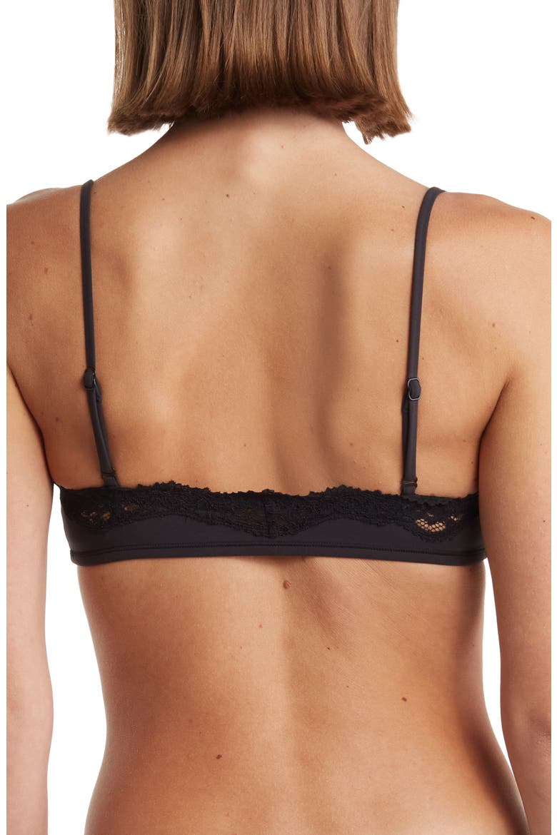Fits Everybody Lace Scoop Bralette, Alternate, color, ONYX