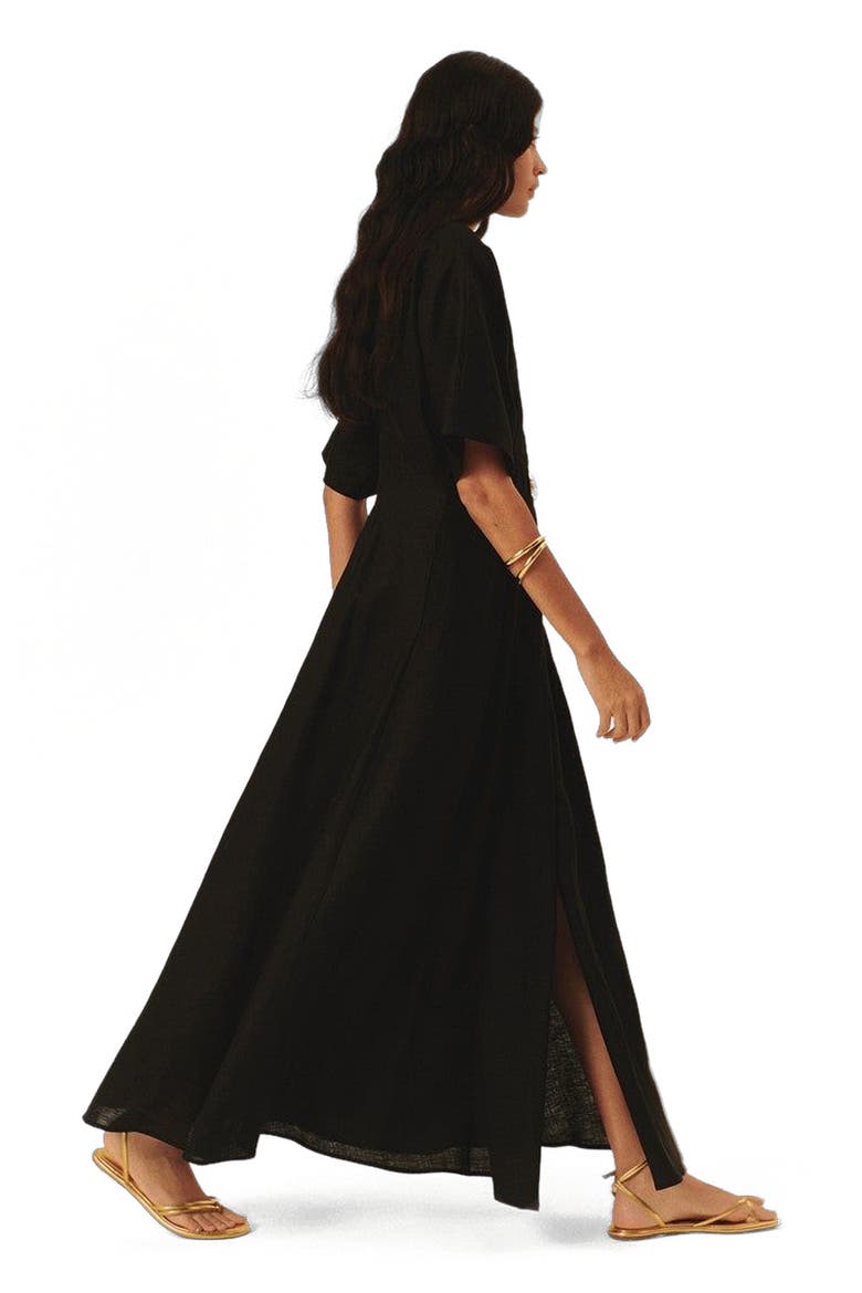 Samara Maxi Dress, Alternate, color, BLACK