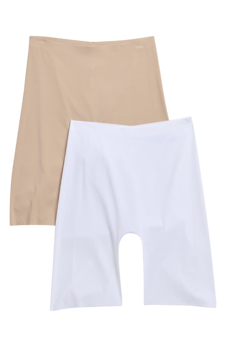 Honeydew Cool Luxe 2-Pack Boyshorts, Main, color, Beige/ White