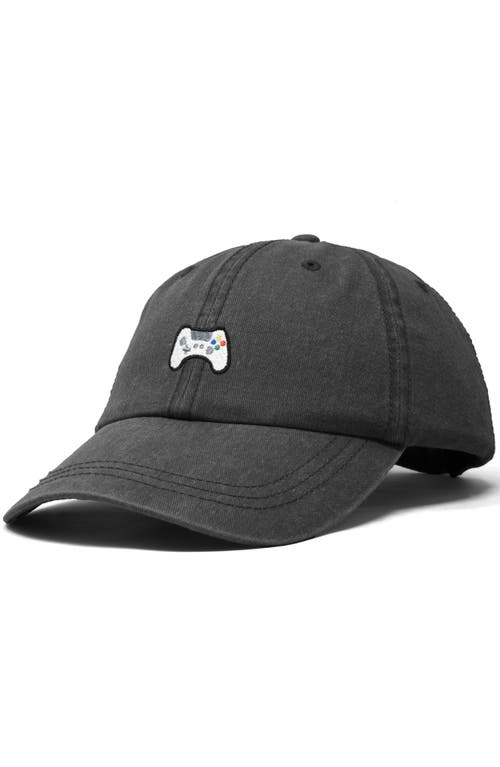Dalix Game Controller Embroidered Hat In Washed Gray