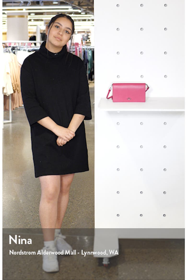 Calfskin Leather Foldover Convertible Clutch video