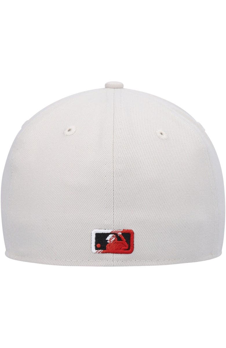 New Era Men's New Era Khaki Arizona Diamondbacks Stone Dim Undervisor 59FIFTY Fitted Hat, Alternate, color, Khaki