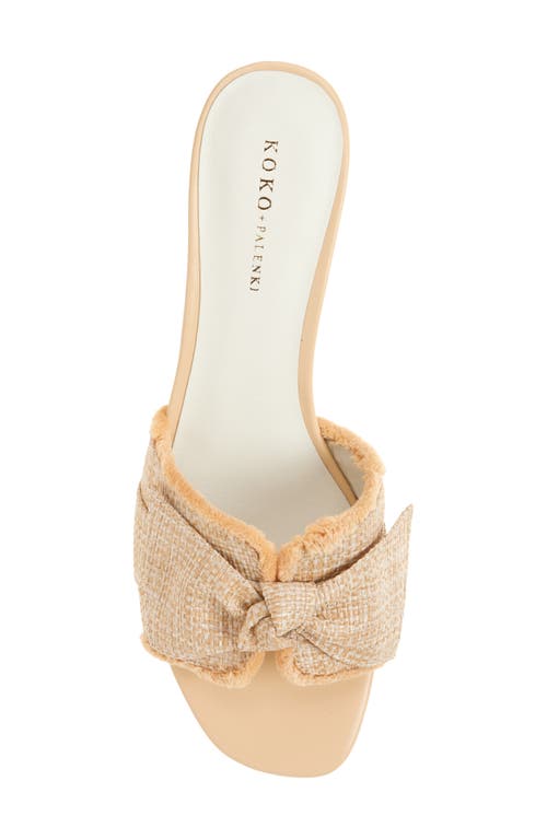 KOKO + PALENKI KOKO + PALENKI SAMANTHA RAFFIA SLIDE SANDAL