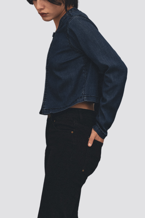 Tt Studios Emily Long Sleeve Top In Blue