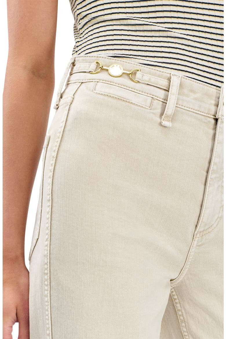 Skylar High Waist Flare Trouser Jeans, Alternate, color, SANDSTONE
