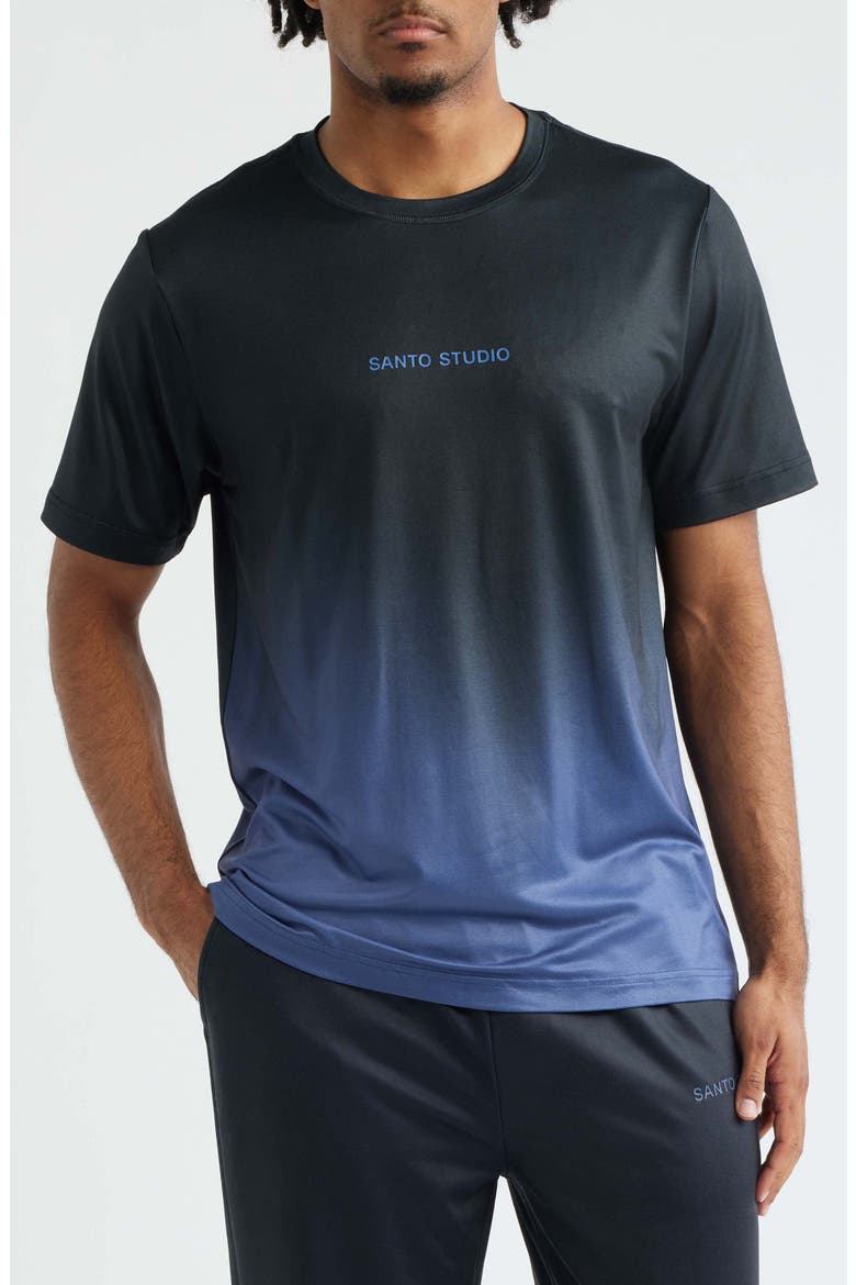 Tempo Faded Tech Performance T-Shirt - Arman Tsarukyan Edition, Main, color, BLACK FADE