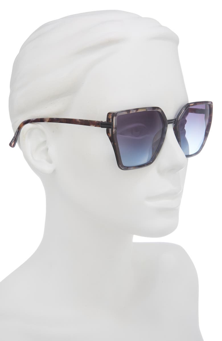 Vince Camuto 58mm Gradient Cat Eye Sunglasses, Alternate, color, Oatmeal