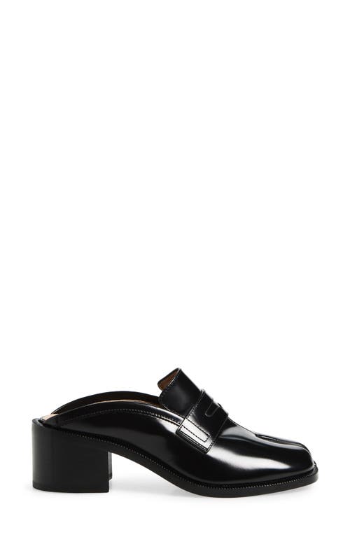 Maison Margiela Tabi City Loafer Mule Woman Black In Black