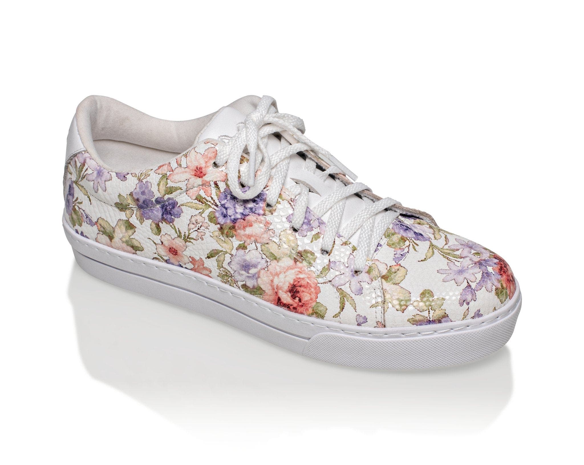 Equality Nappa Leather Sneaker, Alternate, color, Floral