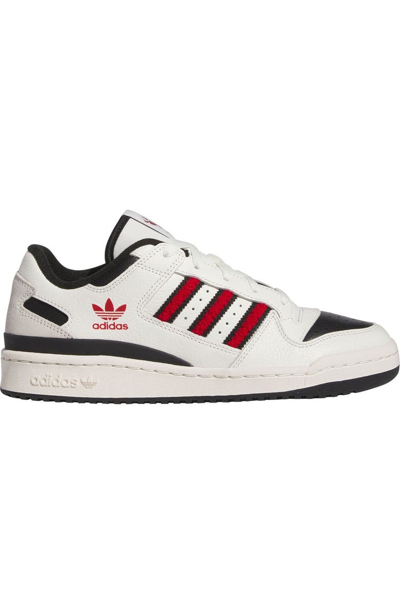 adidas Unisex adidas White Louisville Cardinals Forum Low Basketball Shoes, Main, color,