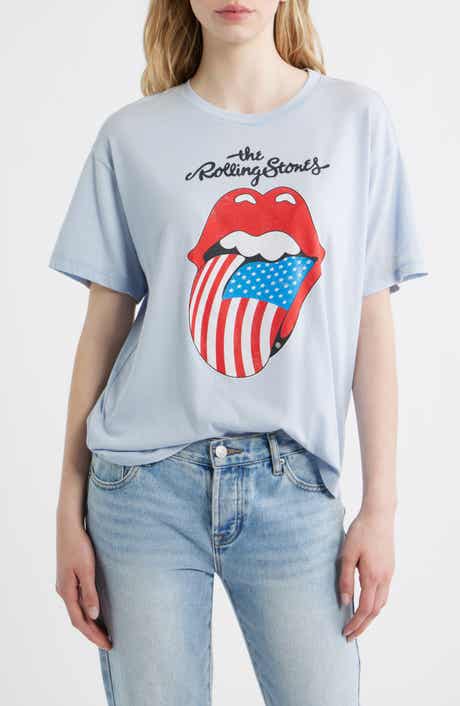 Rolling Stones Hot Lips Flag Graphic T-Shirt