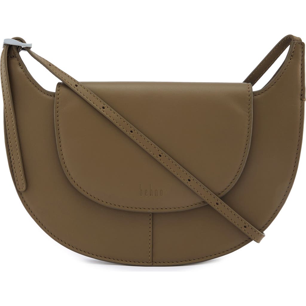 behno Nadia Leather Crossbody Bag in Palm at Nordstrom