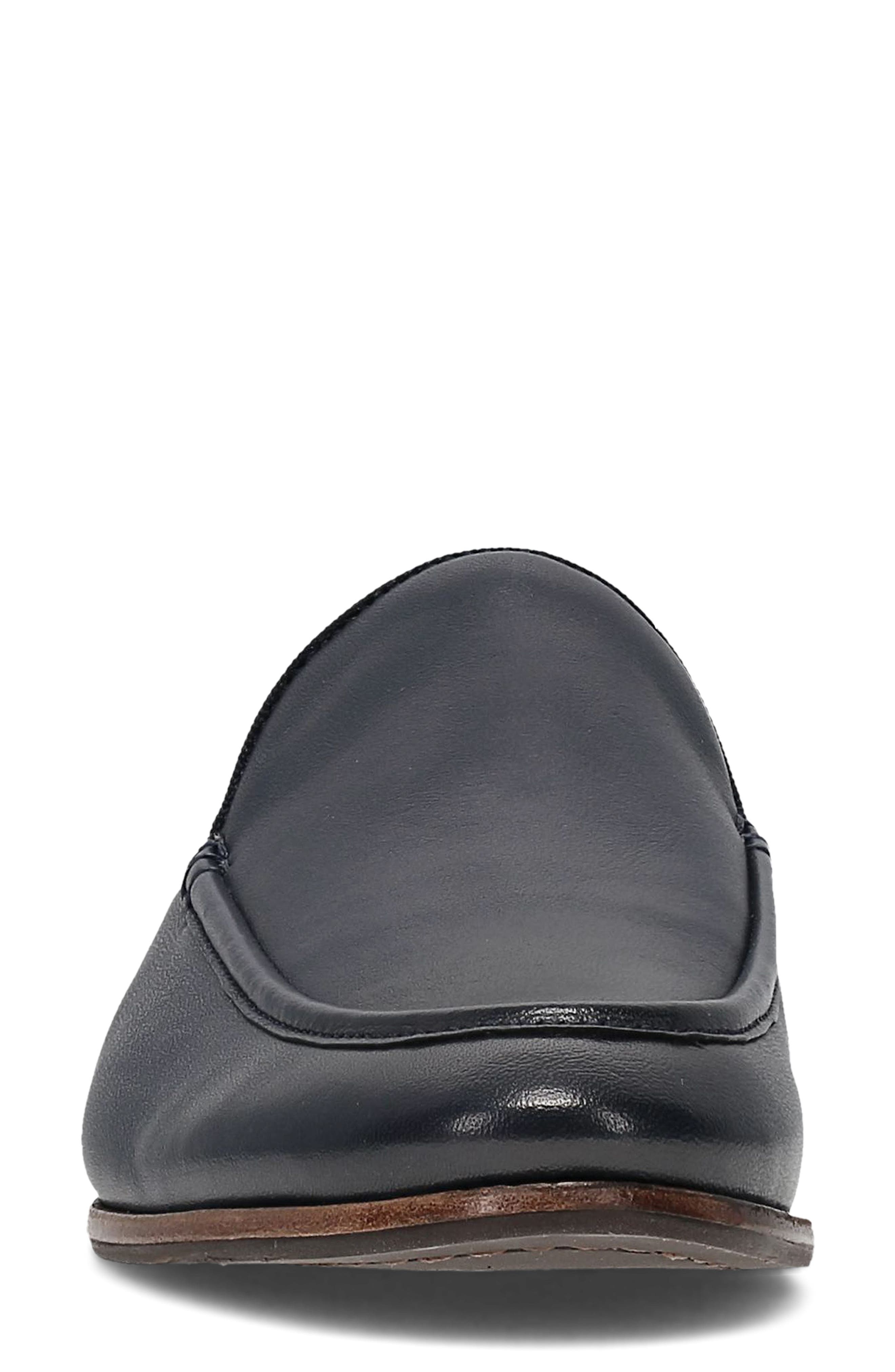 Faith Flat Mule, Alternate, color, NAVY
