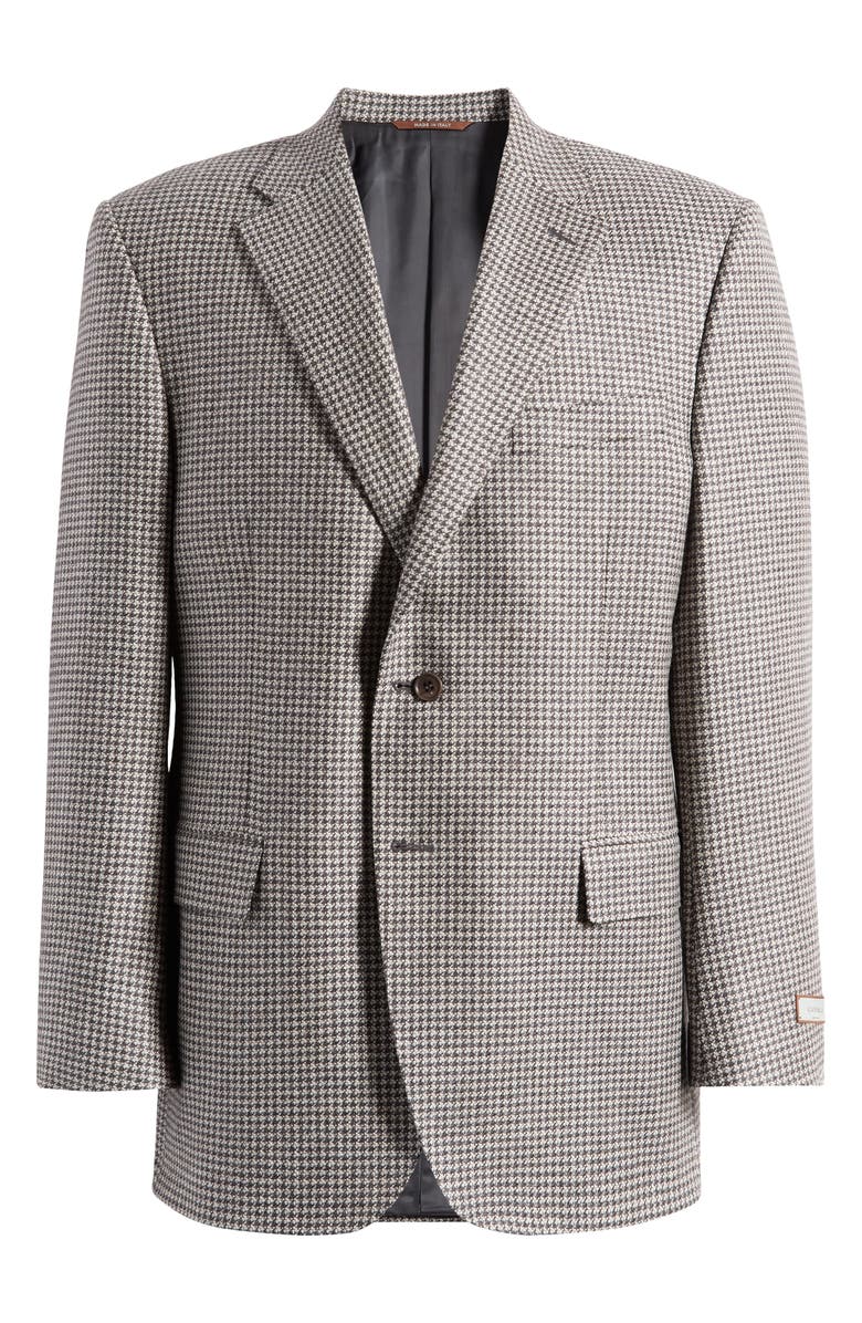 Canali Siena Regular Fit Houndstooth Wool Sport Coat, Main, color, 