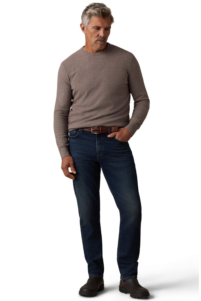 Jackson Organic Cotton Blend Sweater, Alternate, color, IRONWOOD HEATHER