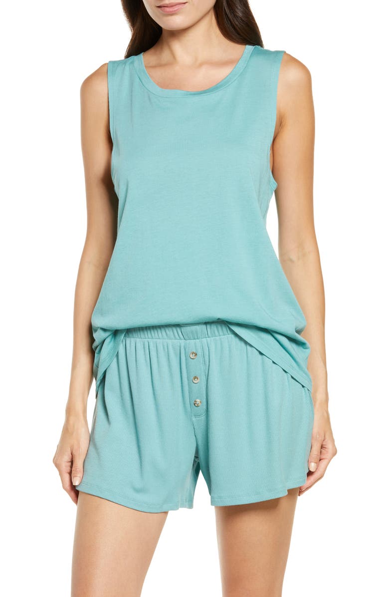 Honeydew Travel Light Short Pajamas, Main, color, 