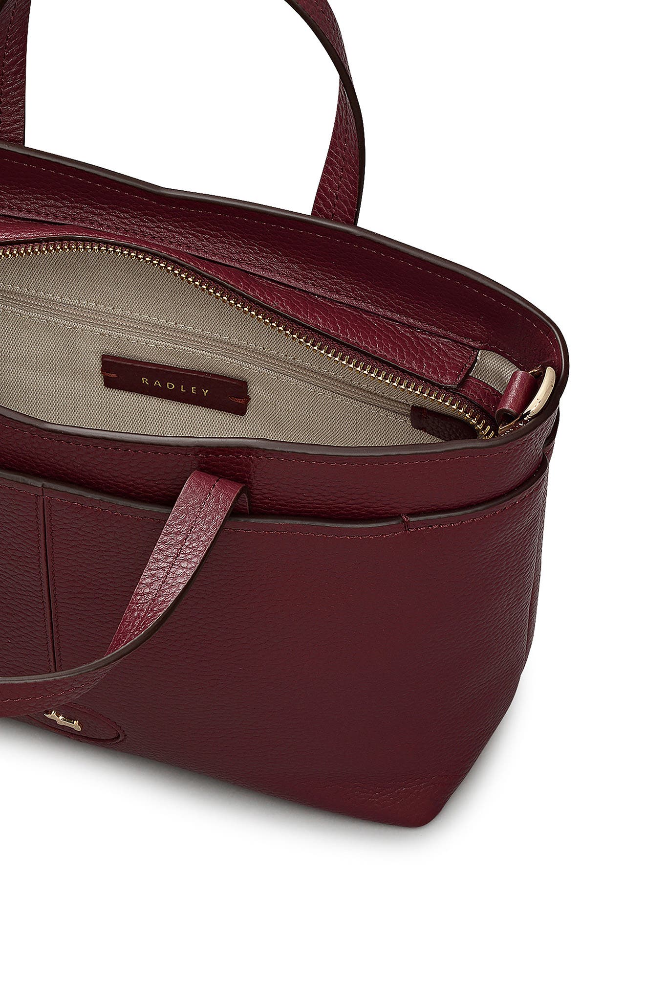 Radley Medium Maldon Mews Satchel Bag, Alternate, color, Dark Cherry