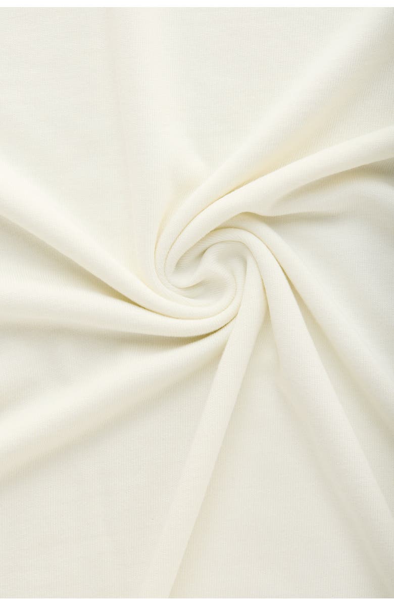 Wolf Vs. Goat (WvG) Light Weight viscose Sorona Short Sleeve Crew Neck T-Shirt, Alternate, color, Milk Frost