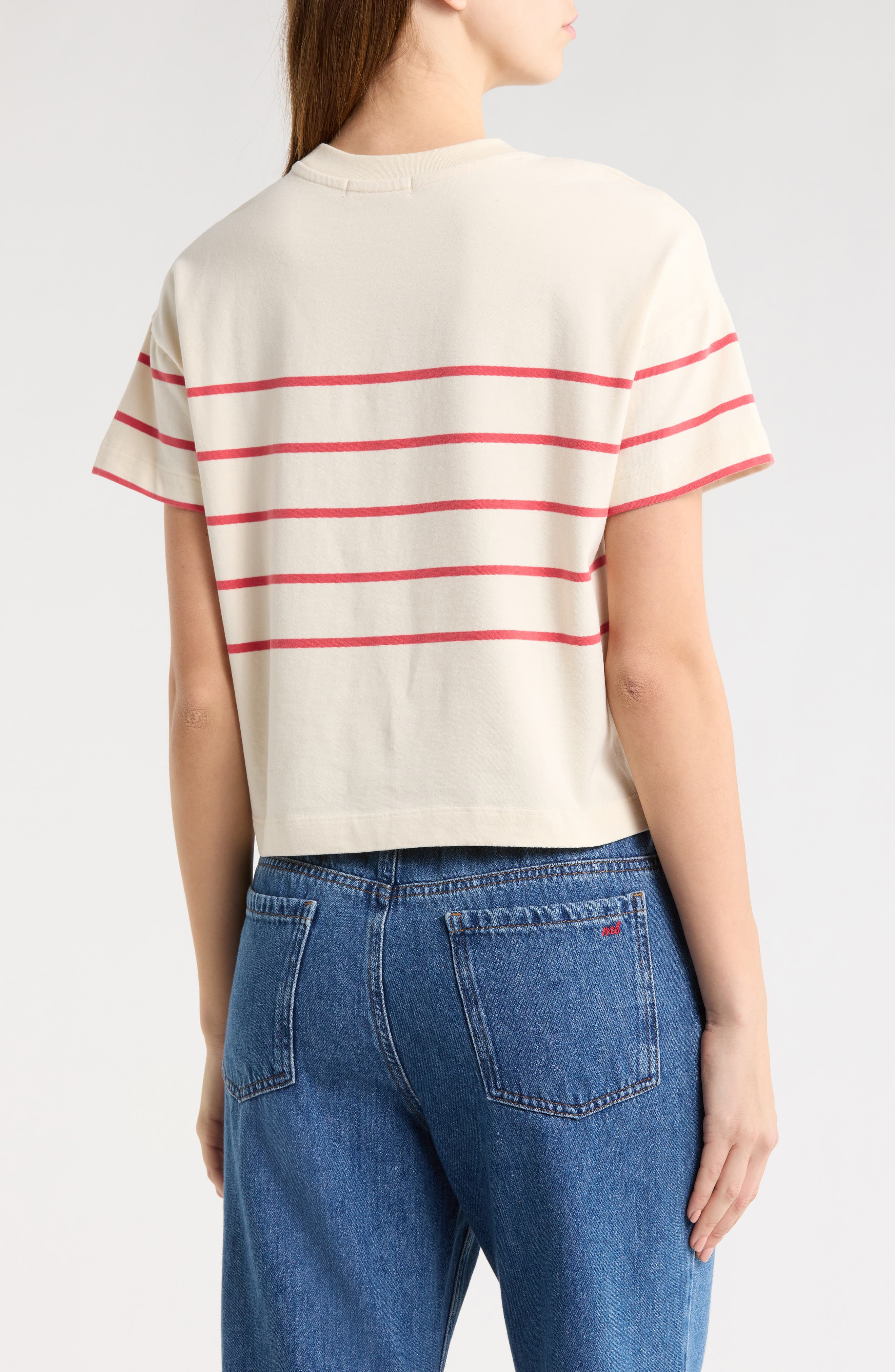 Luxe Sueded Cotton T-Shirt - image 2