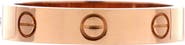 Pre-Owned Cartier Love Wedding Band 1 Diamond Ring 18K Rose Gold with Diamond