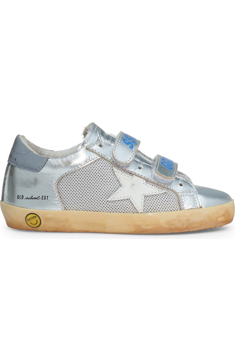 Golden Goose Kids' Old School Mesh & Metallic Leather Sneaker, Alternate, color,