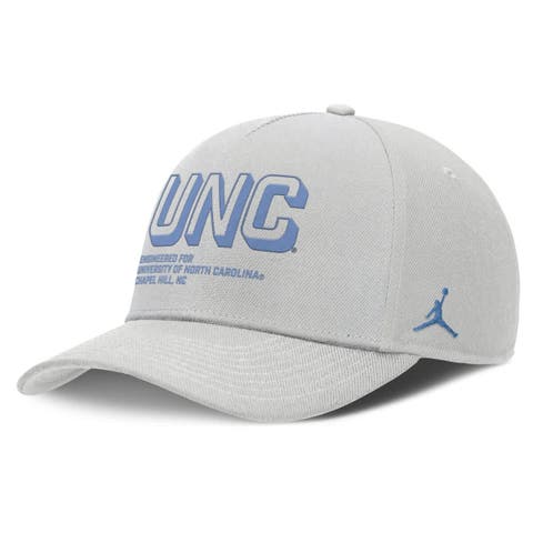 Men's Jordan Brand Gray North Carolina Tar Heels 2025 Sideline Dust Pinched Rise Adjustable Hat