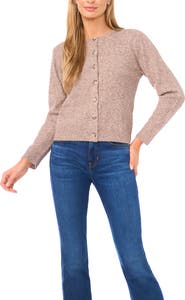 Halogen® Cable Stitch Cardigan