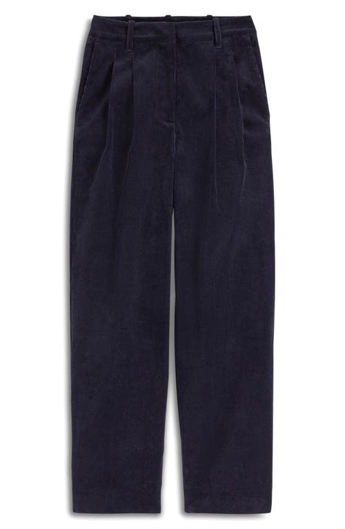 Boden Bloomsbury Corduroy Ankle Straight Leg Pants In Blue