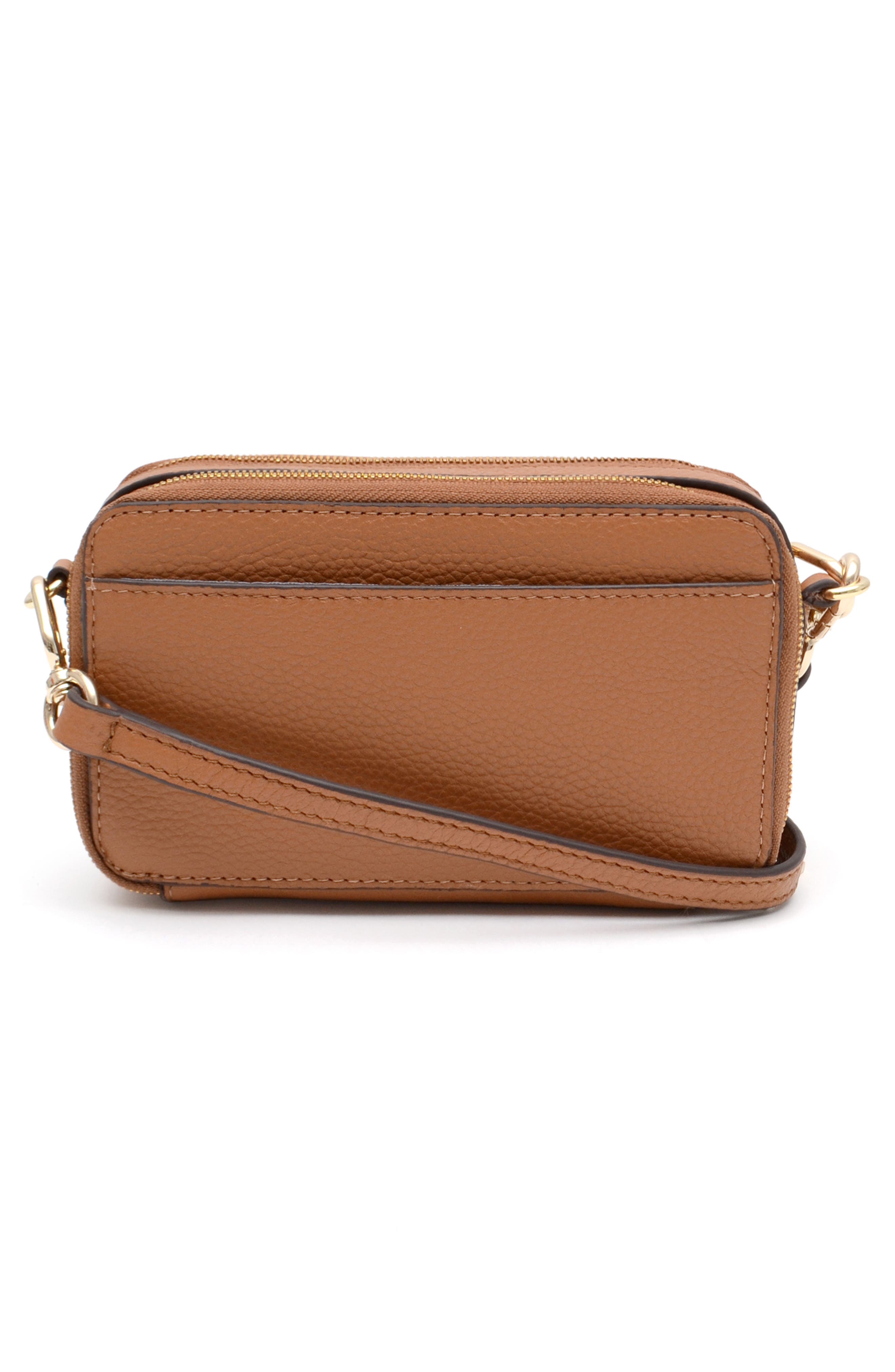 Thacker Ronnie Pebbled Leather Crossbody Bag, Alternate, color, 