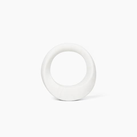 Swirl 4 lb, White Marble silicone weight