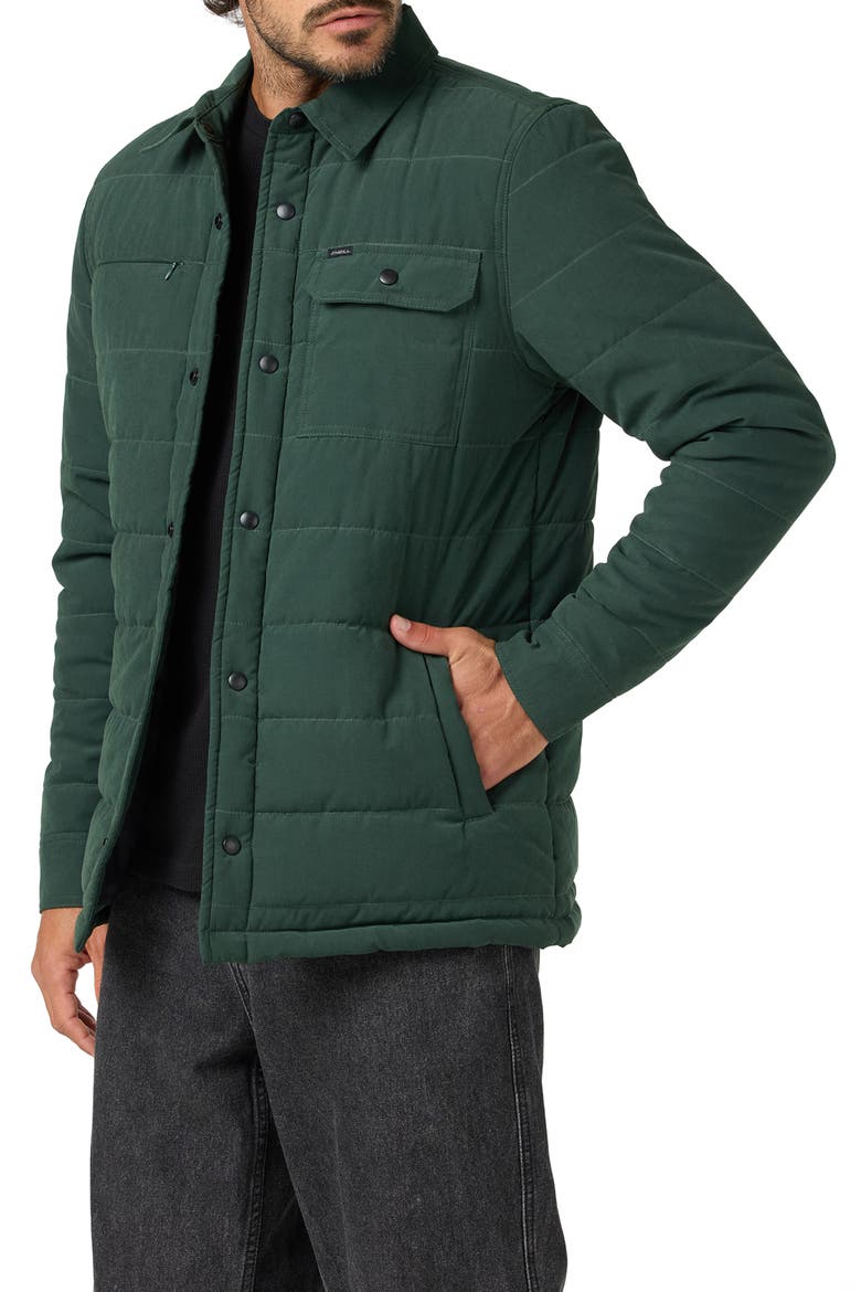 TRVLR Outlander Quilted Jacket, Alternate, color, HUNTER GREEN