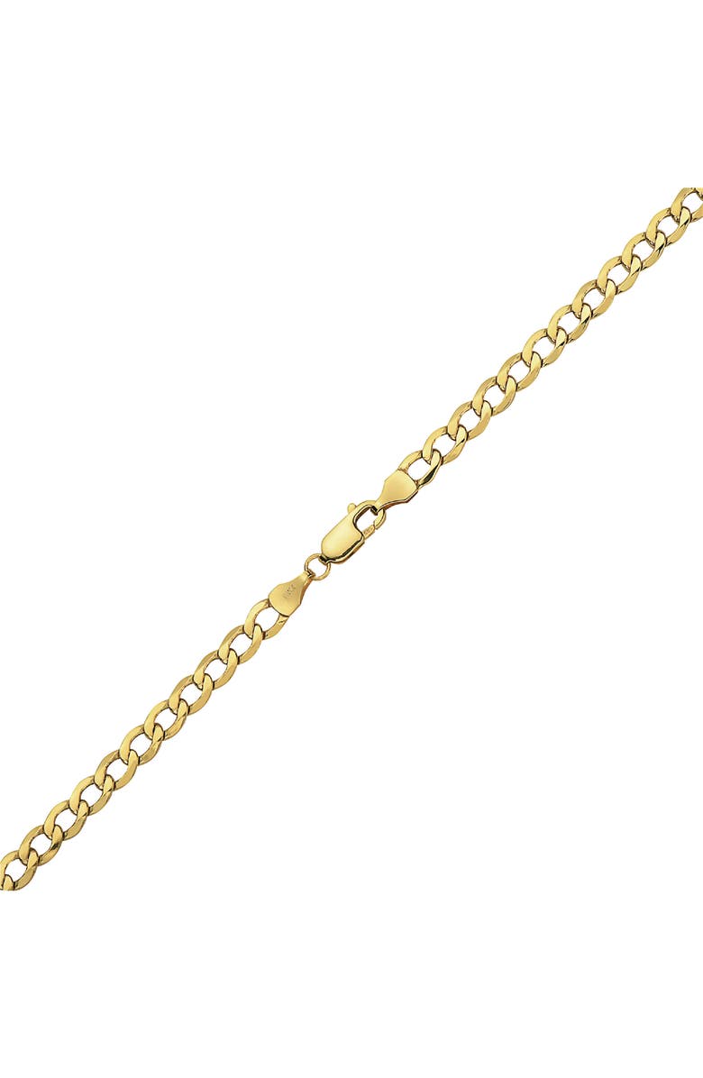 BEST SILVER Flat Curb Link Bracelet, Alternate, color, 