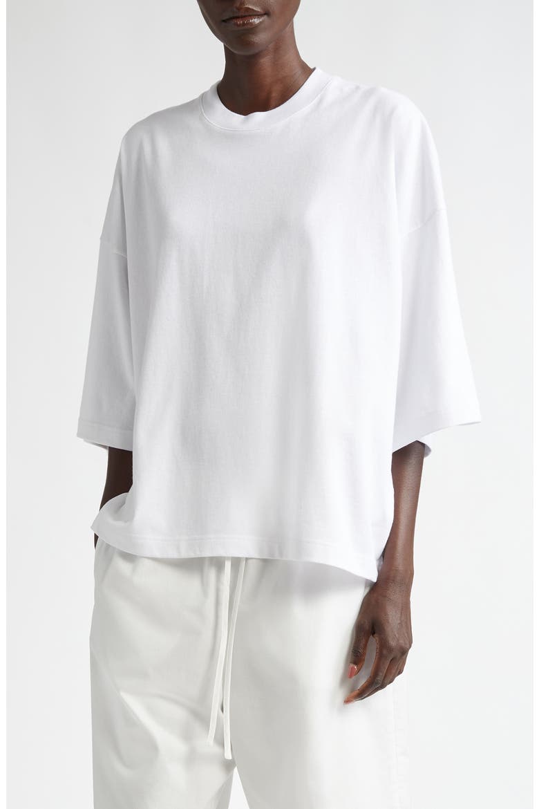 Issi Oversize Cotton T-Shirt, Main, color, WHITE