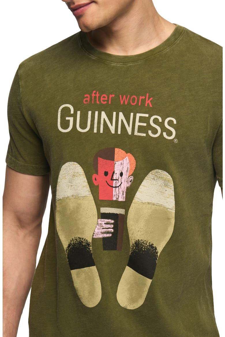 Guinness After Work Graphic T-Shirt, Alternate, color, IVY GREEN