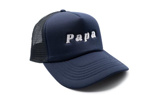 Rey To Z Papa Foam Trucker Hat In Blue