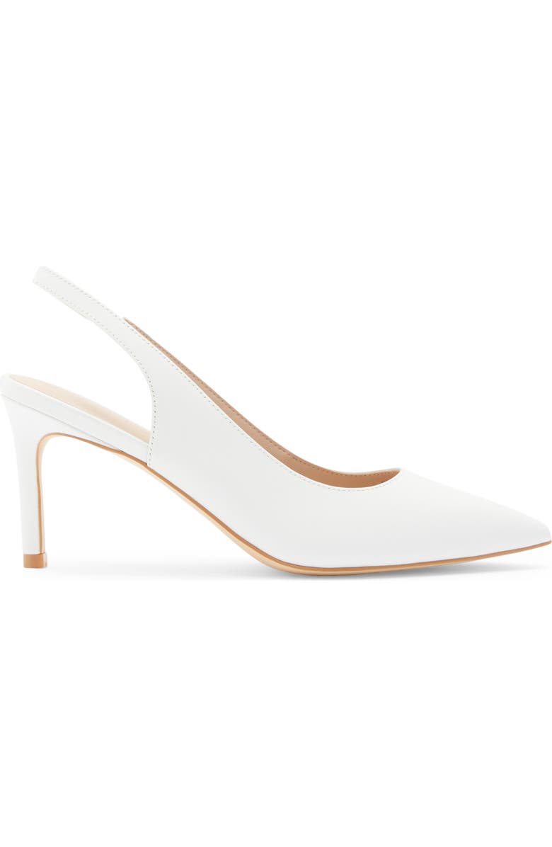 Stuart Weitzman Dancer Slingback Pump, Alternate, color, White.