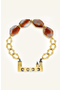 selected Red Agate / Blue Enamel