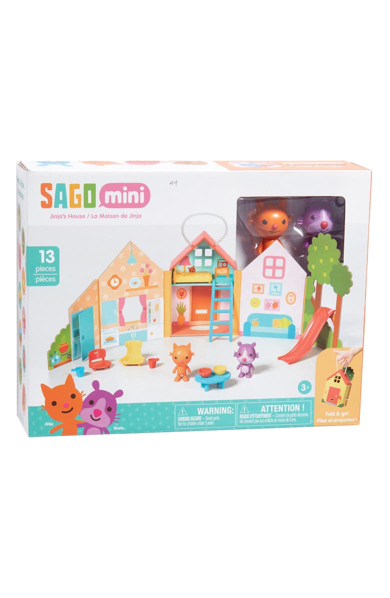 Sago Mini Jinja's House Portable Playset, Alternate, color, 