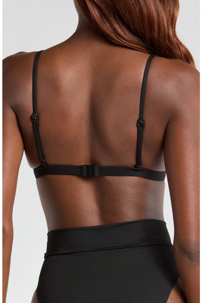 Aurelie Bikini Top, Alternate, color, BLACK