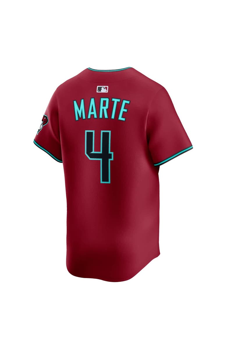 Nike Men's Nike Ketel Marte Red Arizona Diamondbacks Alternate 2 Limited Player Jersey, Alternate, color, Red