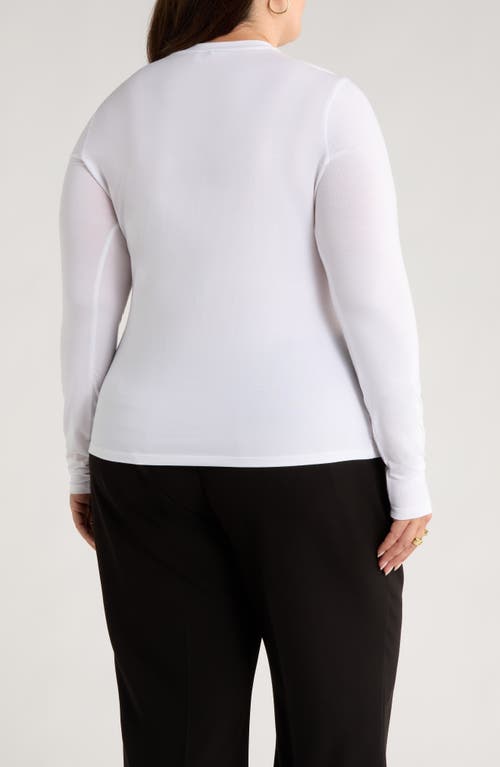 Nordstrom Long Sleeve T-shirt In White