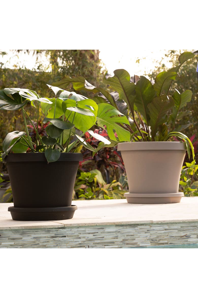 14 Inch Terra Pot Planter, Pebble Stone Beige, Alternate, color, Beige